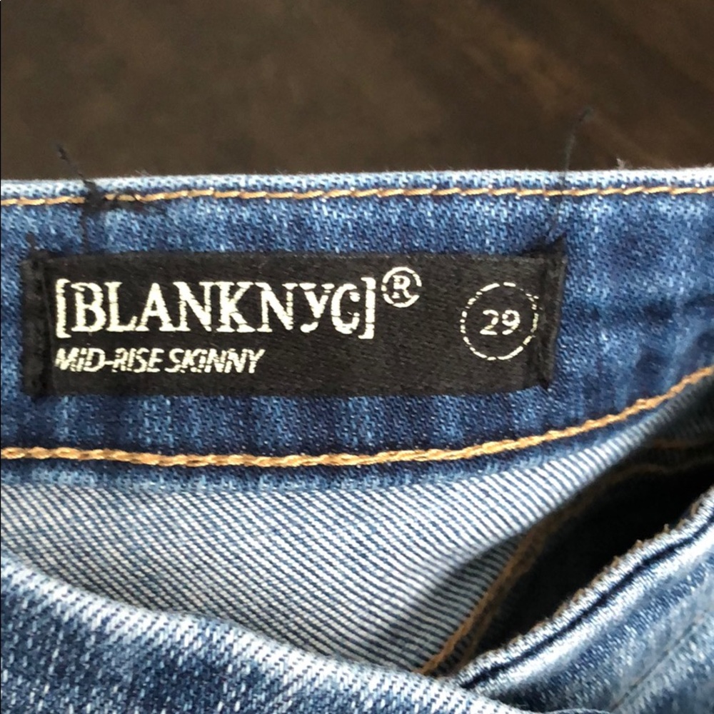 BLANK NYC Mid Rise Skinny Jeans